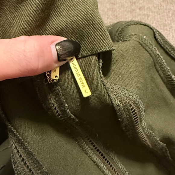 Tecovas Olive Green Midi Dress - Picture 6 of 8